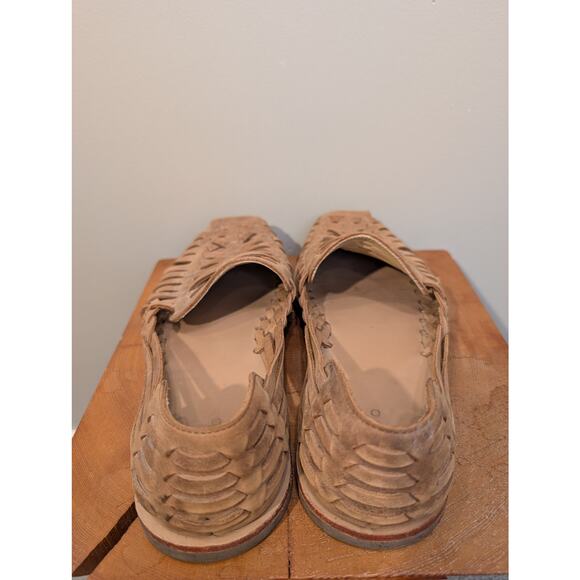 Nisolo Huechera Flats Loafers Leather Western Southwest Coastal Style - Size 10 - Picture 3 of 7
